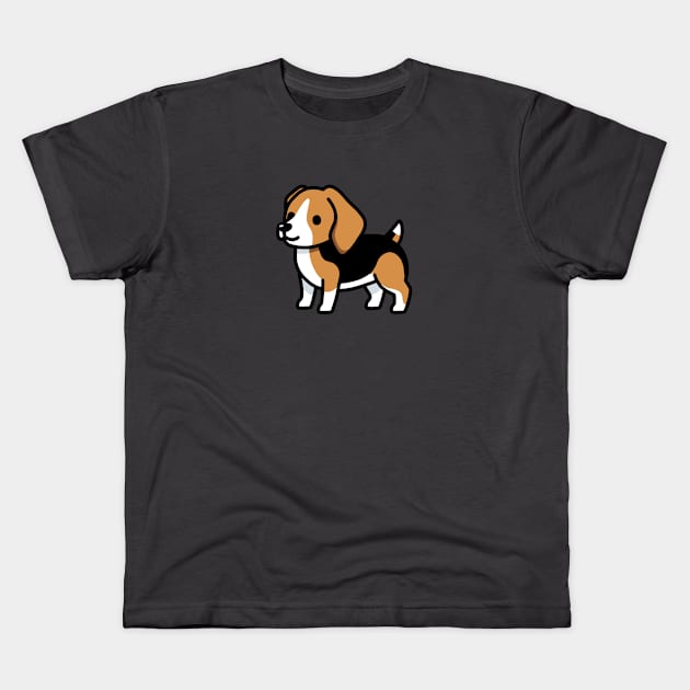 Beagle Kids T-Shirt by littlemandyart